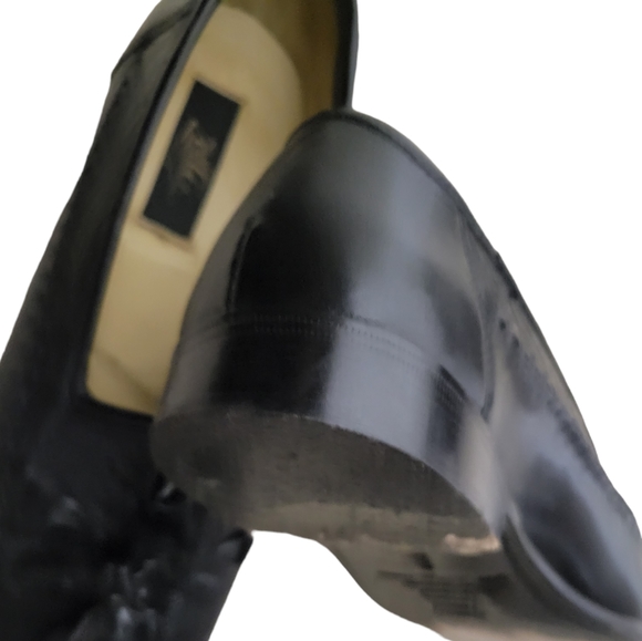 Zelli Kalahari handcrafted black ostrich loafer, sz 8M - Picture 5 of 7